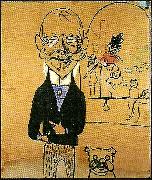Carl Larsson sjalvportratt karikatyr Spain oil painting artist